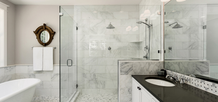 bathroom shower door installation in Discovery Bay